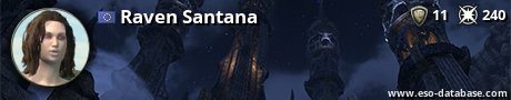 Signatur von Raven Santana