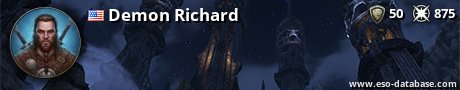 Signatur von Demon Richard