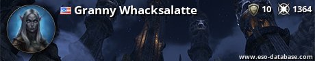 Signatur von Granny Whacksalatte