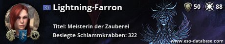Signatur von Lightning-Farron