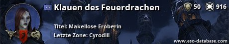 Signatur von Klauen des Feuerdrachen
