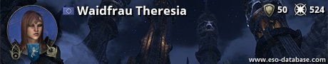 Signatur von Waidfrau Theresia