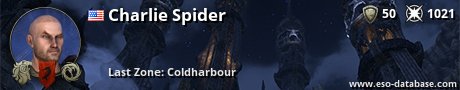 Signatur von Charlie Spider