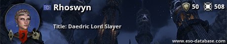 Signatur von Rhoswyn