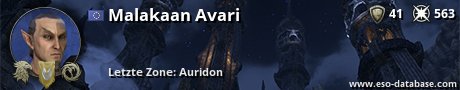 Signatur von Malakaan Avari